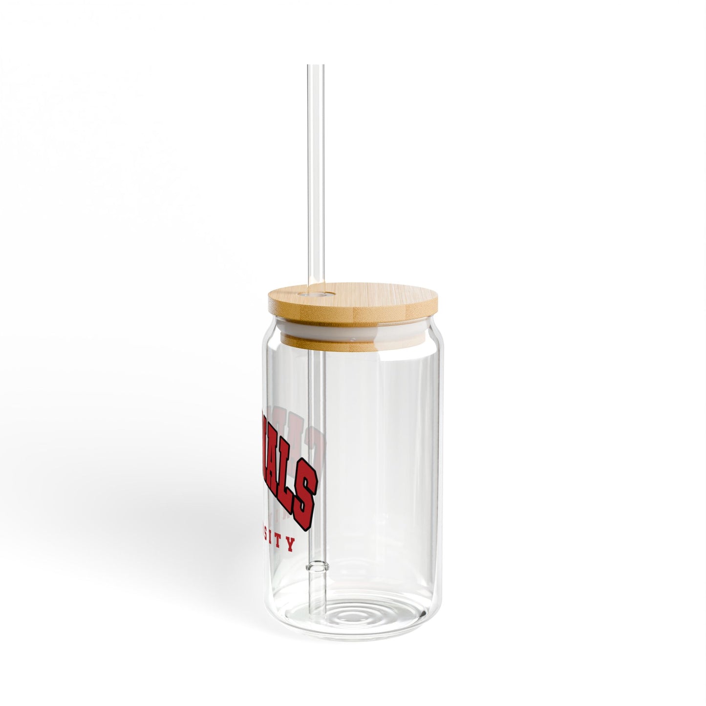 Custom College Merch Glass Tumbler 16 oz, ANY College or Logo