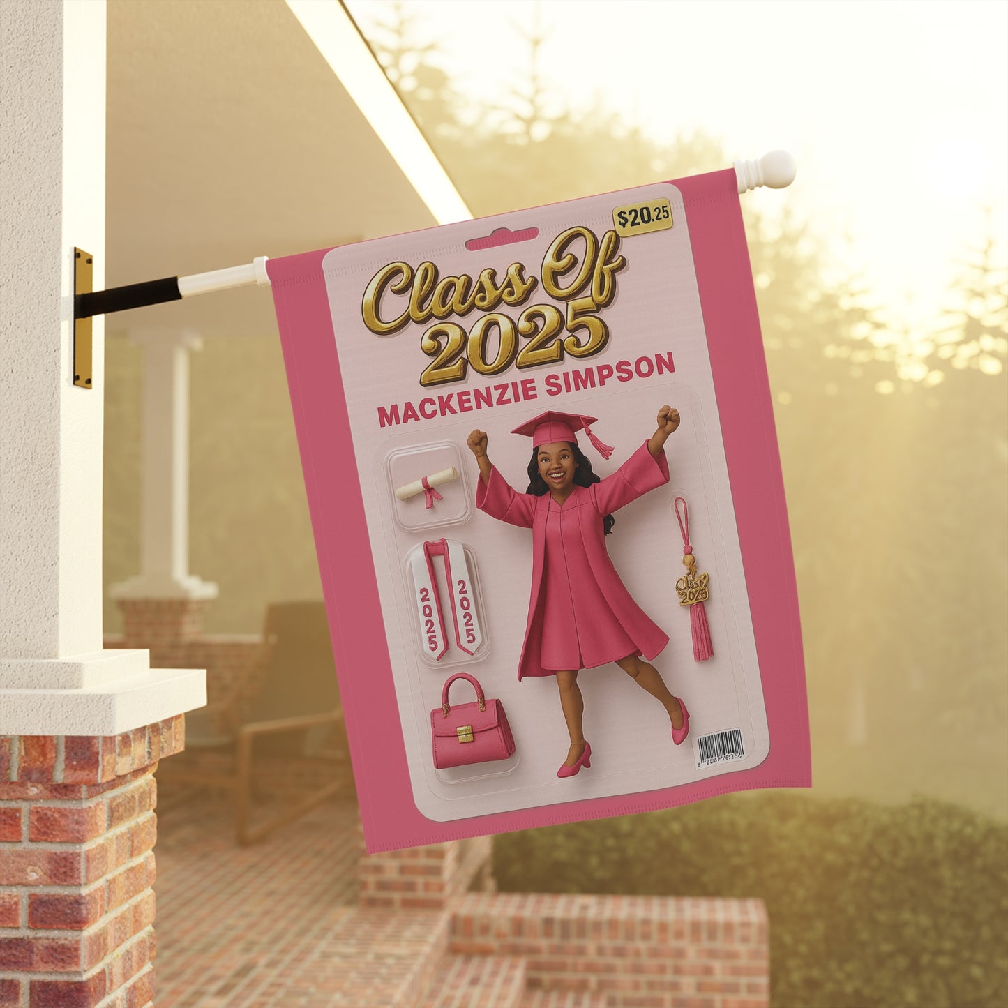 Custom Class of 2025 Graduation Yard Decor - Graduation Party Flag