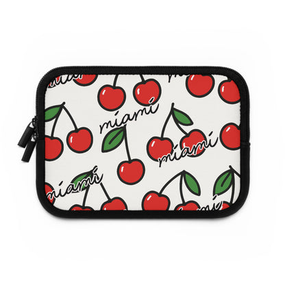 Cherry Print Laptop and Tablet Sleeve - With College Name