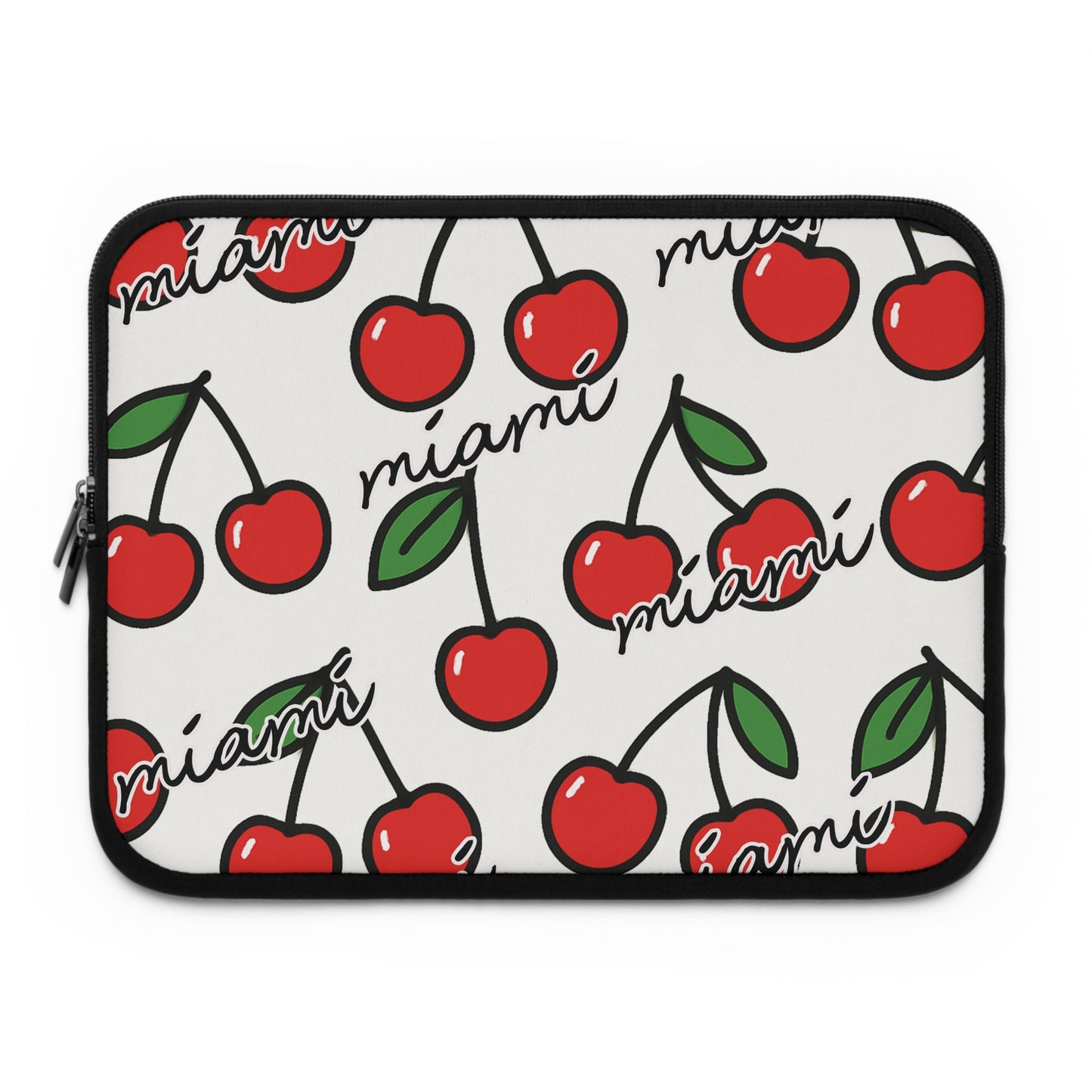 Cherry Print Laptop and Tablet Sleeve - With College Name