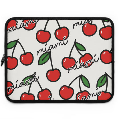 Cherry Print Laptop and Tablet Sleeve - With College Name