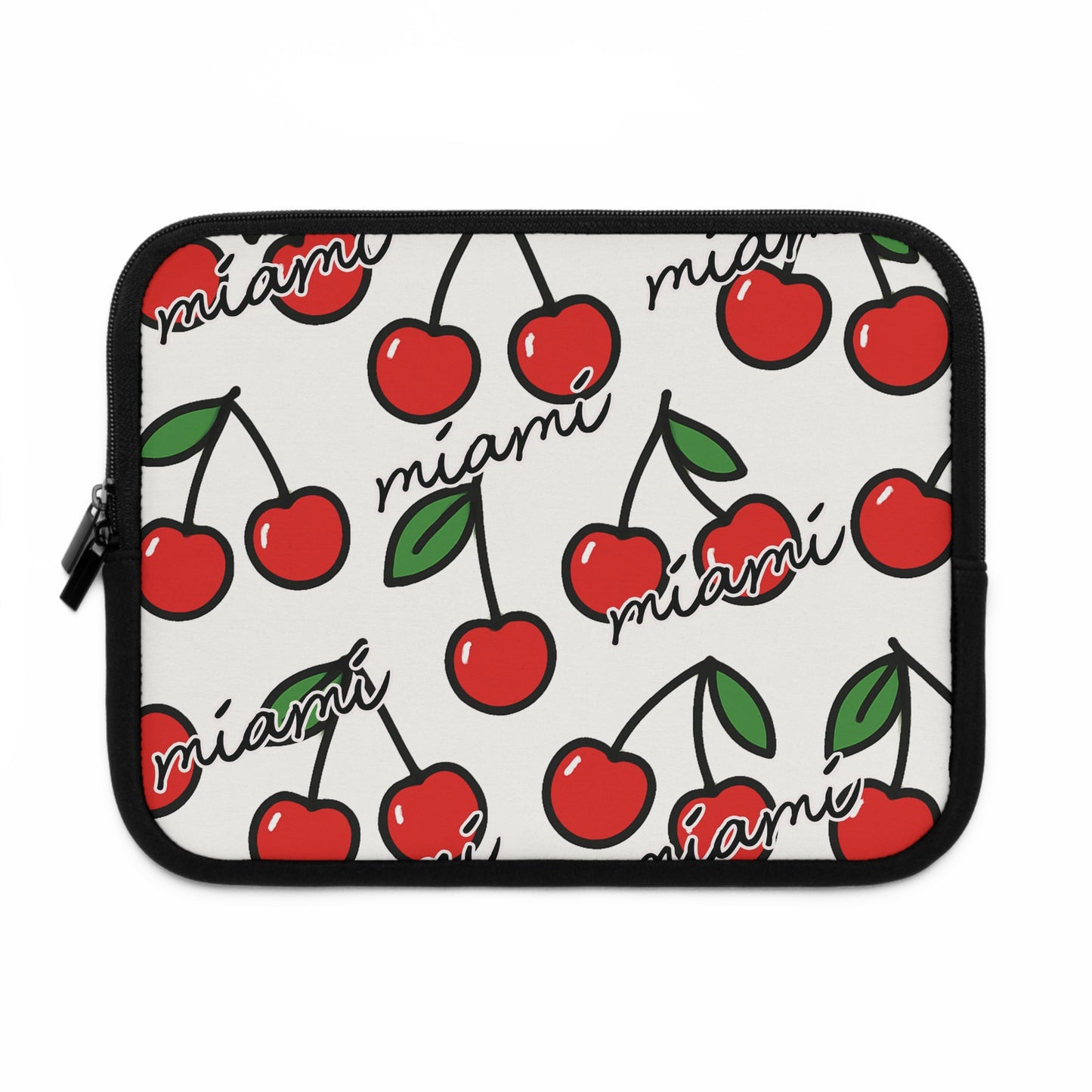 Cherry Print Laptop and Tablet Sleeve - With College Name