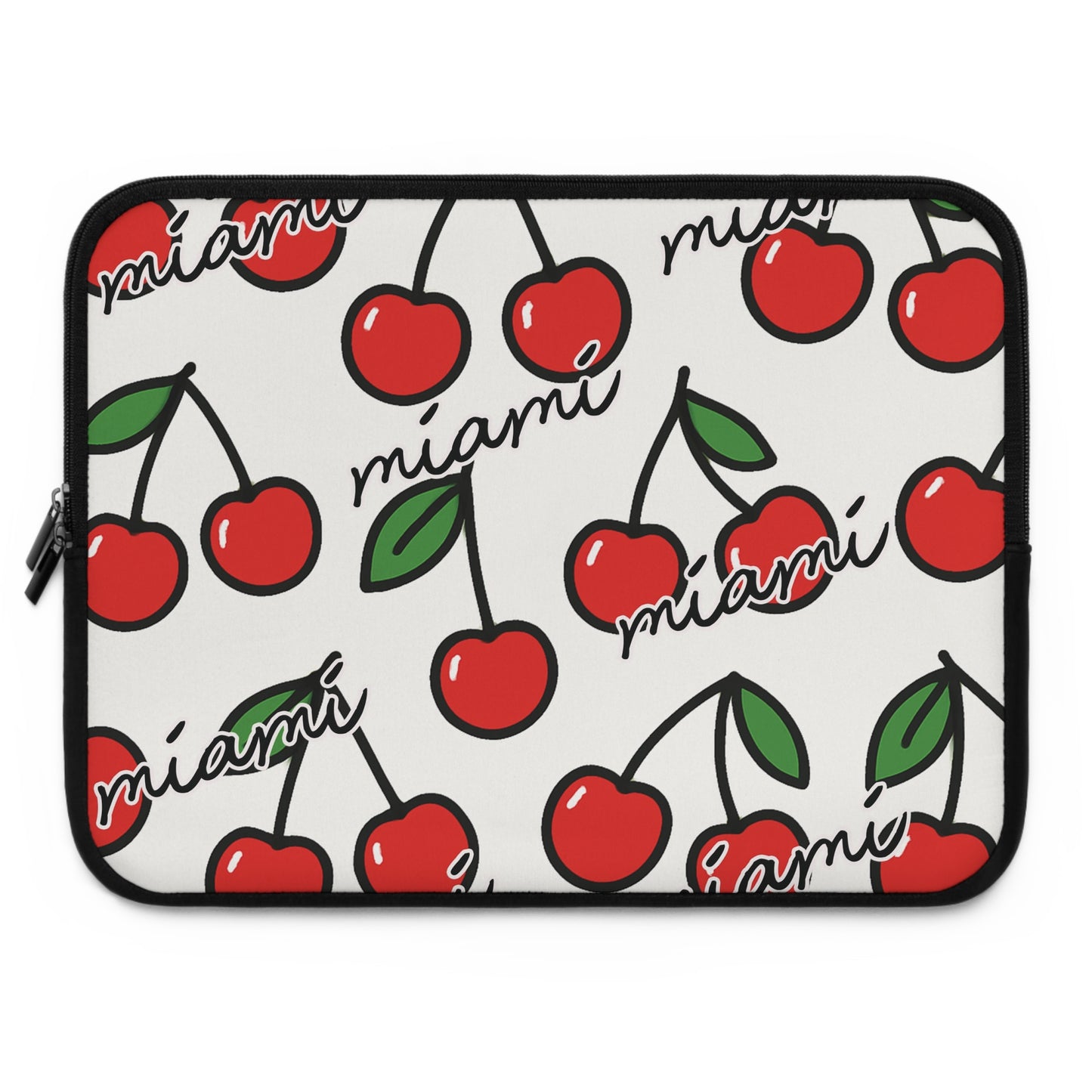 Cherry Print Laptop and Tablet Sleeve - With College Name