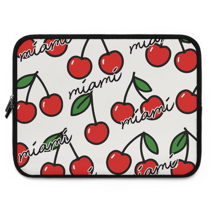 Cherry Print Laptop and Tablet Sleeve - With College Name