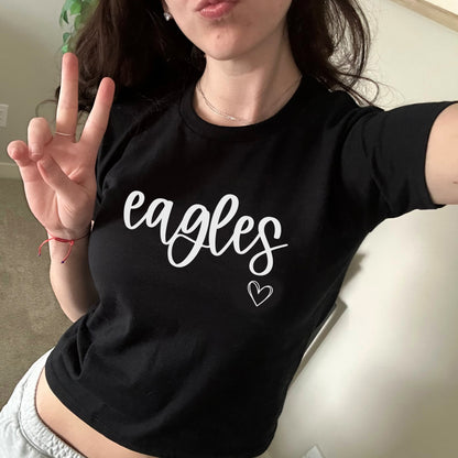 Custom Mascot Crop Top - Any Mascot School or University Name