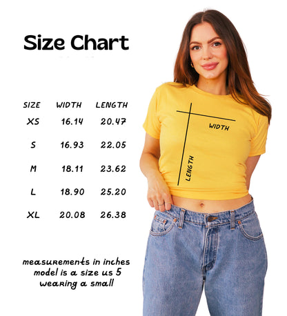 Custom Mascot Crop Top - Any Mascot School or University Name