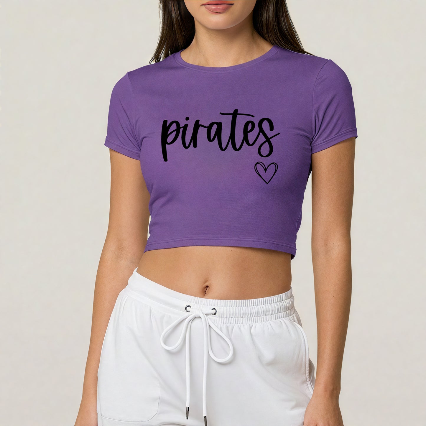 Custom Mascot Crop Top - Any Mascot School or University Name