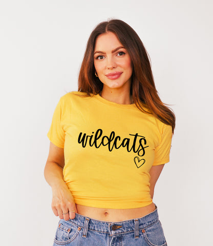 Custom Mascot Crop Top - Any Mascot School or University Name