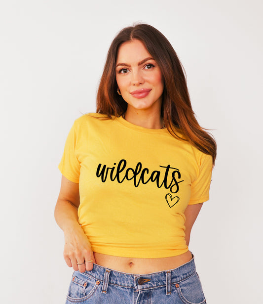 Custom Mascot Crop Top - Any Mascot School or University Name